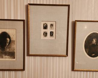 3 etchings by William Patterson