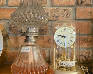 Oil lamps
Anniversary clock