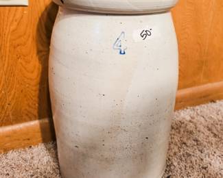 #4 stoneware Crock
