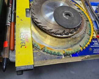 selection of saw blades