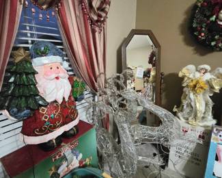 lighted yard ornament deer