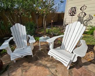 Leisure Line classic Adirondack patio chairs 