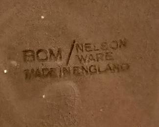 pre MCM - BCM Nelson Ware copper finished ceramic pitcher set - Made in England