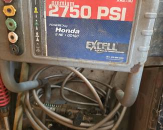 Honda Excell 2750 PSI pressure washer