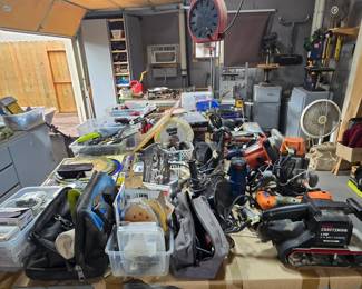 Large selection of hand tools