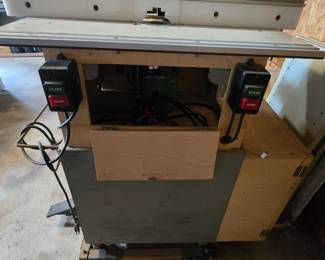 Router with table (see next photo for router pic)