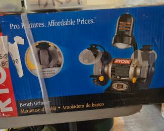 NIB Ryobi bench grinder