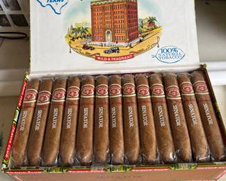vintage box of Travis Club cigars, the pricey 47cent ones!
