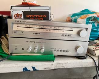 Lots of fine vintage electronics, like this Scott