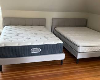 2 WAYFAIR QUEEN BEDS