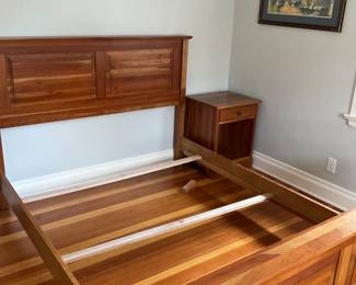 BROWN STREET CHERRY QUEEN BED