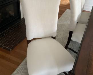STANLEY PADRONA 8 UPHOLSTERED CHAIRS CRYPTON FABRIC AND MITCHELL & GOLD/BOB WILLIAMS FABRIC