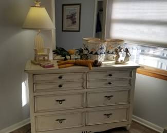 Dresser with mirror