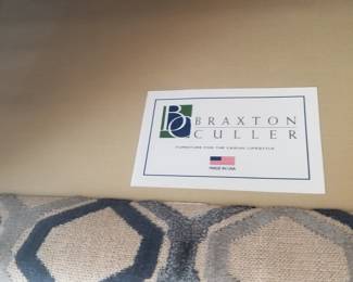 Braxton Culler upholstered arm chair - fabric detail