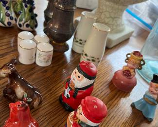 Collection of salt & pepper shakers 