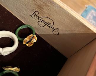 Lexington China Cabinet maker's mark 