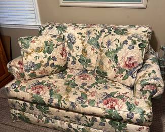 Floral twin sleeper sofa 