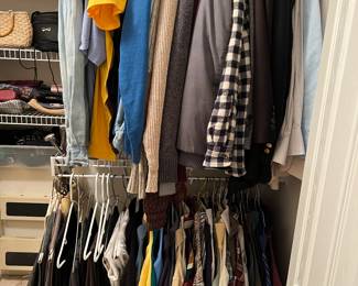 Men's clothing medium to XL, waist 30 to 36