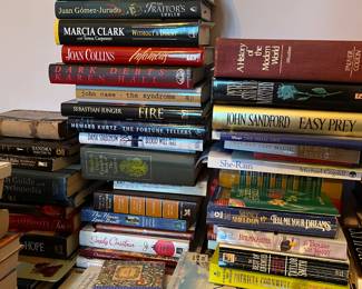 Several hardcover & paperback books 