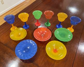 Glassware from Cleveland artist