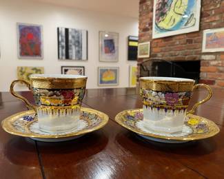 Porcelain tea cups - Thailand