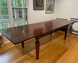 Fine dining table that sits 12 to 16 people