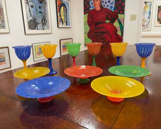 Glassware from Cleveland artist