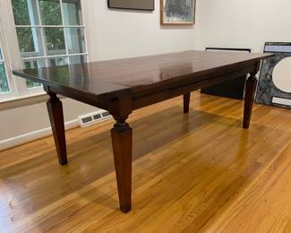 Fine dining table that sits 12 to 16 people