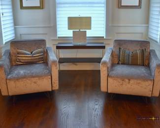 Pair of Vibieffe "Pop" armchairs