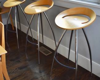 Set of 3 Lyra counter stools
