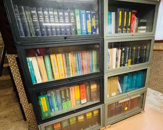 Barrister style bookshelves metal