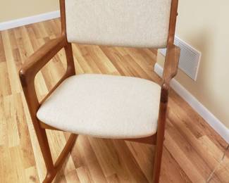 MCM Danish teak rocker