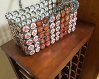 Bottle cap basket