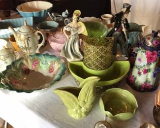 Just a little of the pottery & ceramics offered