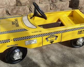 CHECKER CAB PEDAL CAR