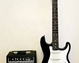 FENDER SQUIRE STRAT GUITAR & AMP
