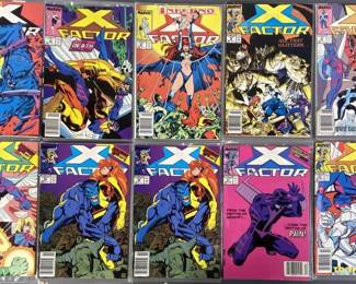 X FACTOR COMIC BOOKS