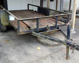 1994 Single Axle Tilting Utility Trailer, 30" x 63.5" x 161"