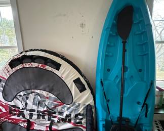 Lifetime kayak and tow tube