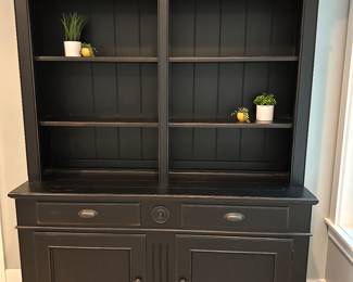 Ethan Allen black hutch