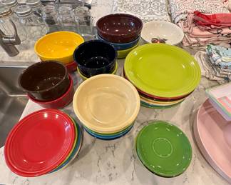 Fiestaware dish set