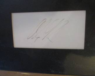 Autographed Superman " Peace On Earth"