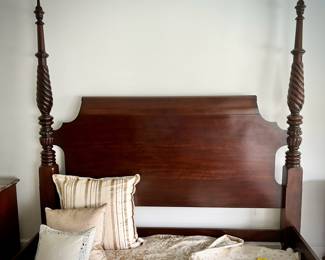 Bernhardt 4-poster king bed