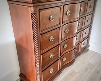 Stanley 12-drawer dresser and mirror