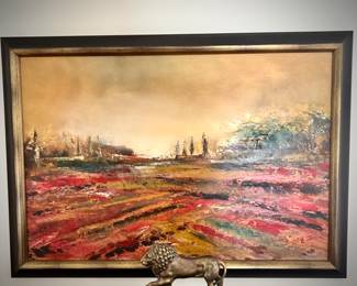 Carlos Aromaz painting