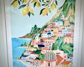 Sorrento, Italy wall illustration