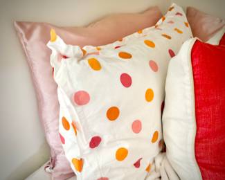 Matching linens for FOUR twin bunk beds (sorry, bunk bed system is not for sale)