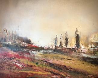 Carlos Aromaz painting