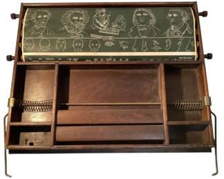 1923 Antique Chautauqua Art Desk 