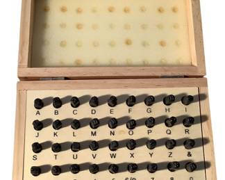 Metal Alphabet Stamps 